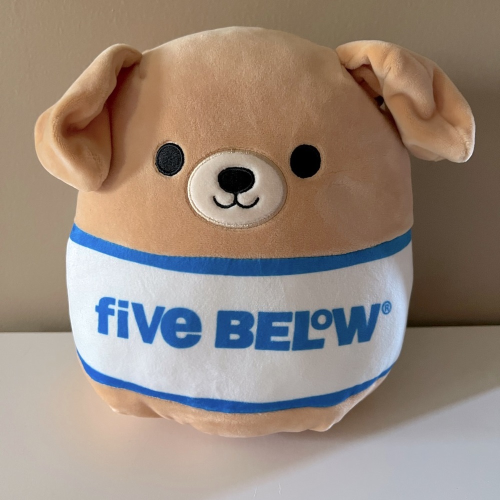 SQUISHMALLOW SPENCER THE FIVE-BELOW DOG NWOT